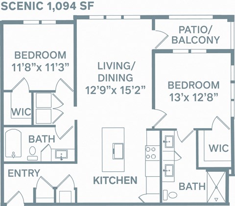 Scenic Floorplan at The Quarry, Fort Collins, CO